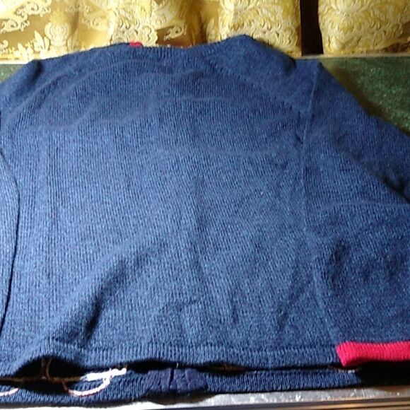 Tiara International Christmas Collection Women's Lg Beaded Snowmen Sweater - Picture 10 of 10